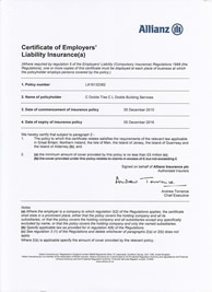 Public Liability Insurance for Chris Dodds